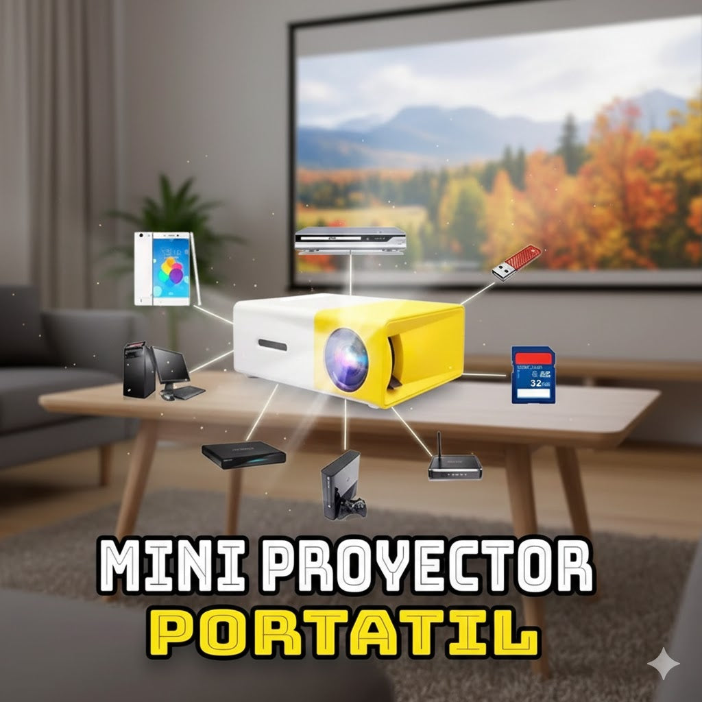 mini proyector portátil a103 HD
