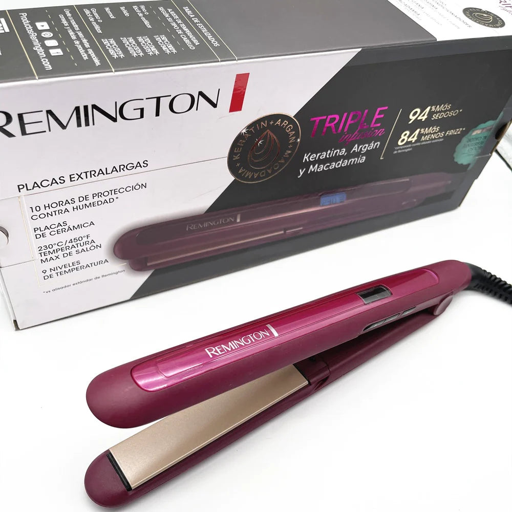 Plancha para el cabello Remington Triple Infusion